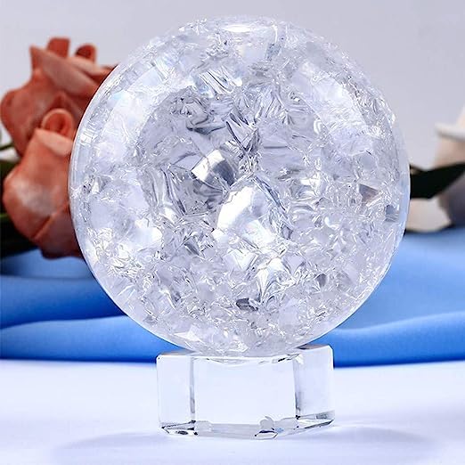 Water Fountain Spinning Crystal Glass Ball for Indoor Fountains