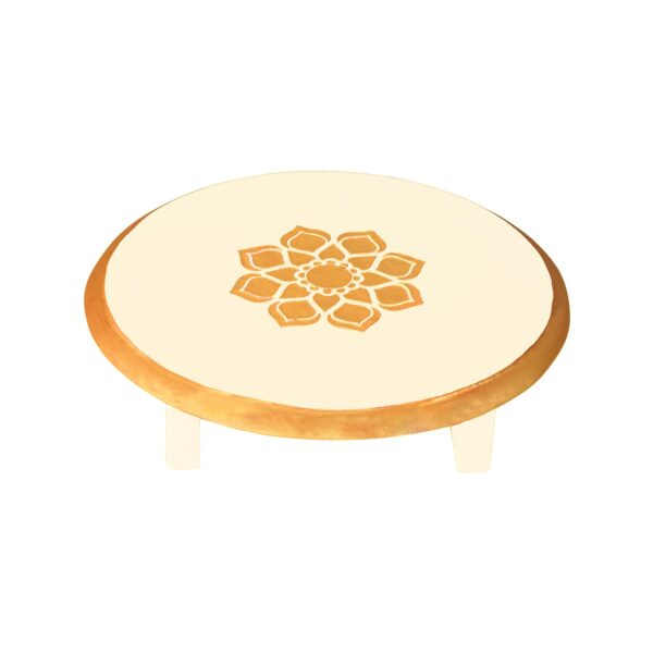 Wooden Round Table Kids Study Tables/Wood Table/Wooden Pooja Chowki/