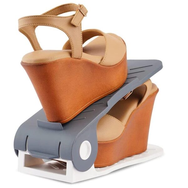 ATOE Adjustable Portable Shoe Rack Holder for Space Saving