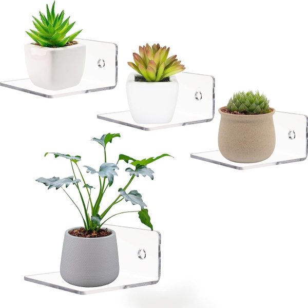 Mini Floating Shelves Acrylic Display Shelves