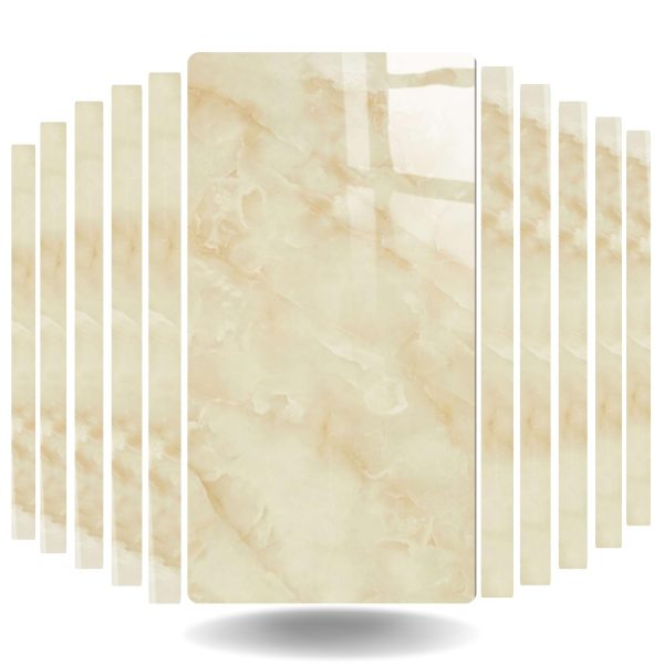 Self Adhesive Tile Pattern PE Foam Wall Stickers Real Marble Tile