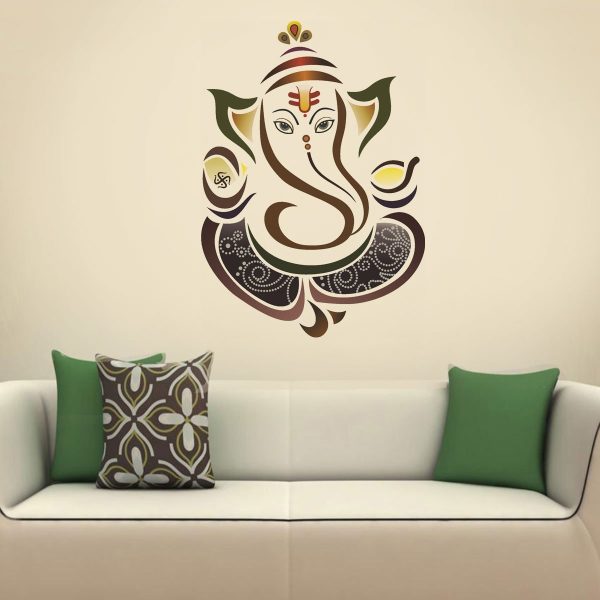 Modern Elegant Ganesha God' Wall Sticker