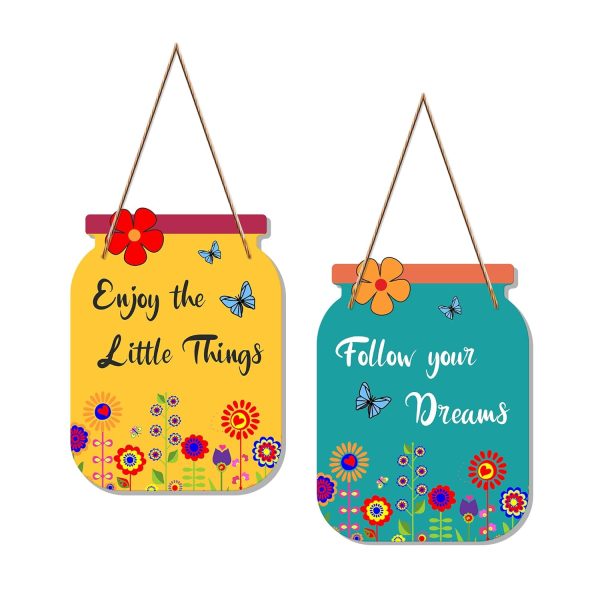 Dreams Quote Decorative Wall Art MDF Wooden Wall Hanger