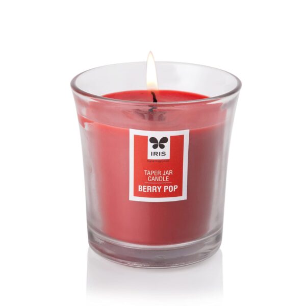 Glass Taper Jar Candle