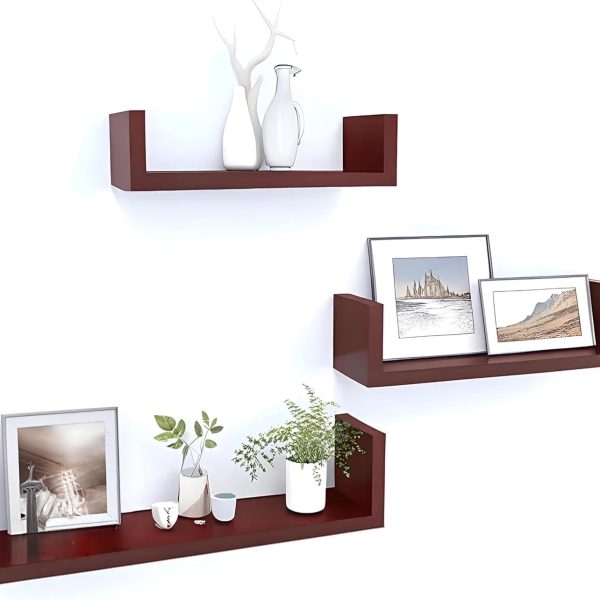 Wall Mount Wall Shelf Rack Dispplay Floating Hanging Shelf for Room Organizer