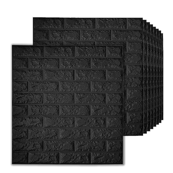 Self-Adhesive Waterproof PE Foam 3D Wall Panels Wallpaper Sticker
