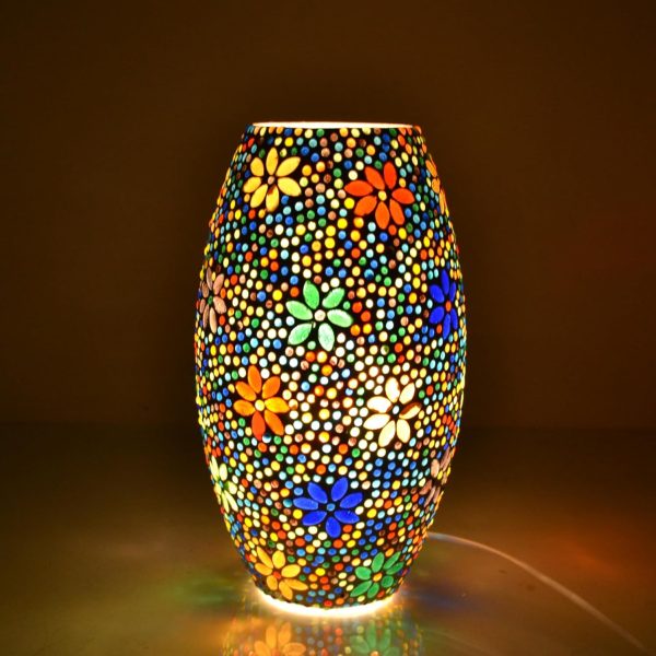 New Shape Glass Mosaic Table Lamp Home Decor Lamps and Lights (DG406)