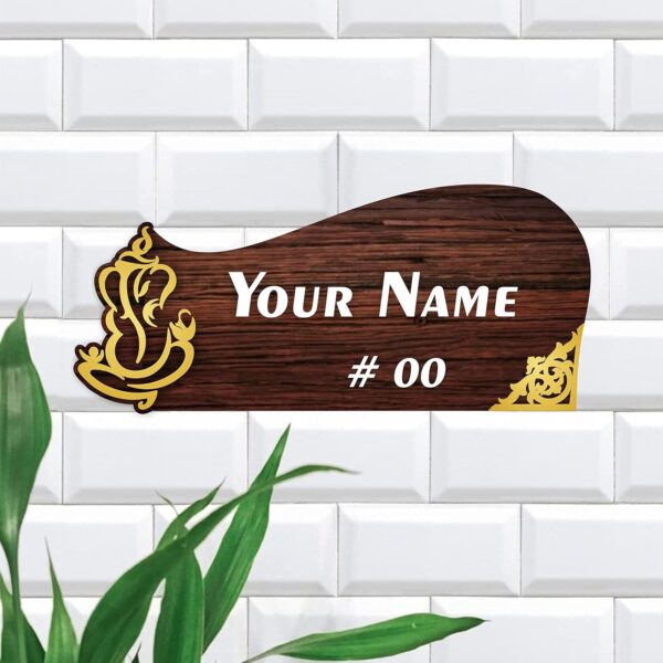 3D Personalized Name Plate With Designer Acrylic Letters