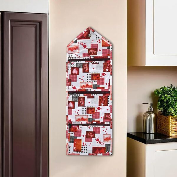 Wall Hanging Closet Organizer for Wardrobe with 3 Pockets & Zip